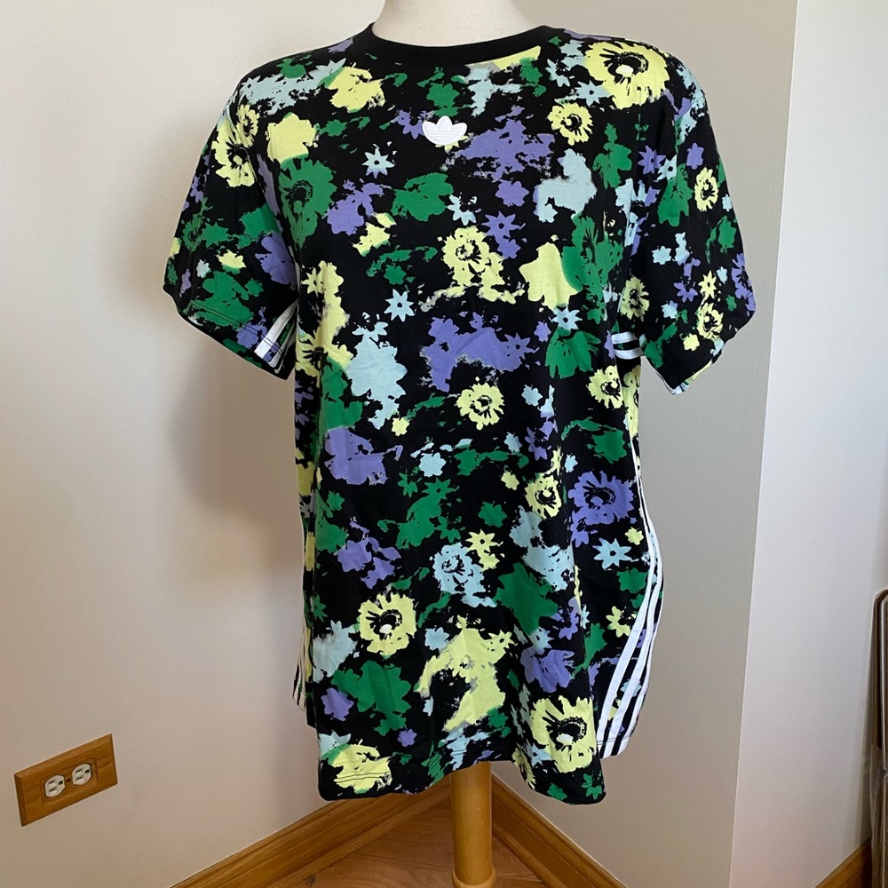 Floral Adidas Tee